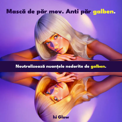 Mască de păr pentru eliminarea tonurilor galbene și portocalii.