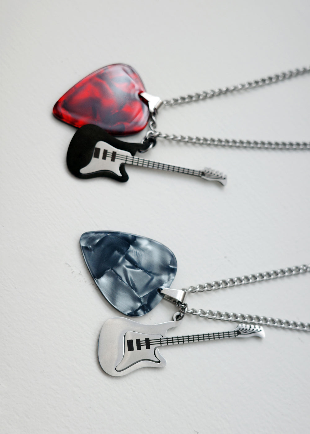 Rockstar Guitar Pendant Necklace